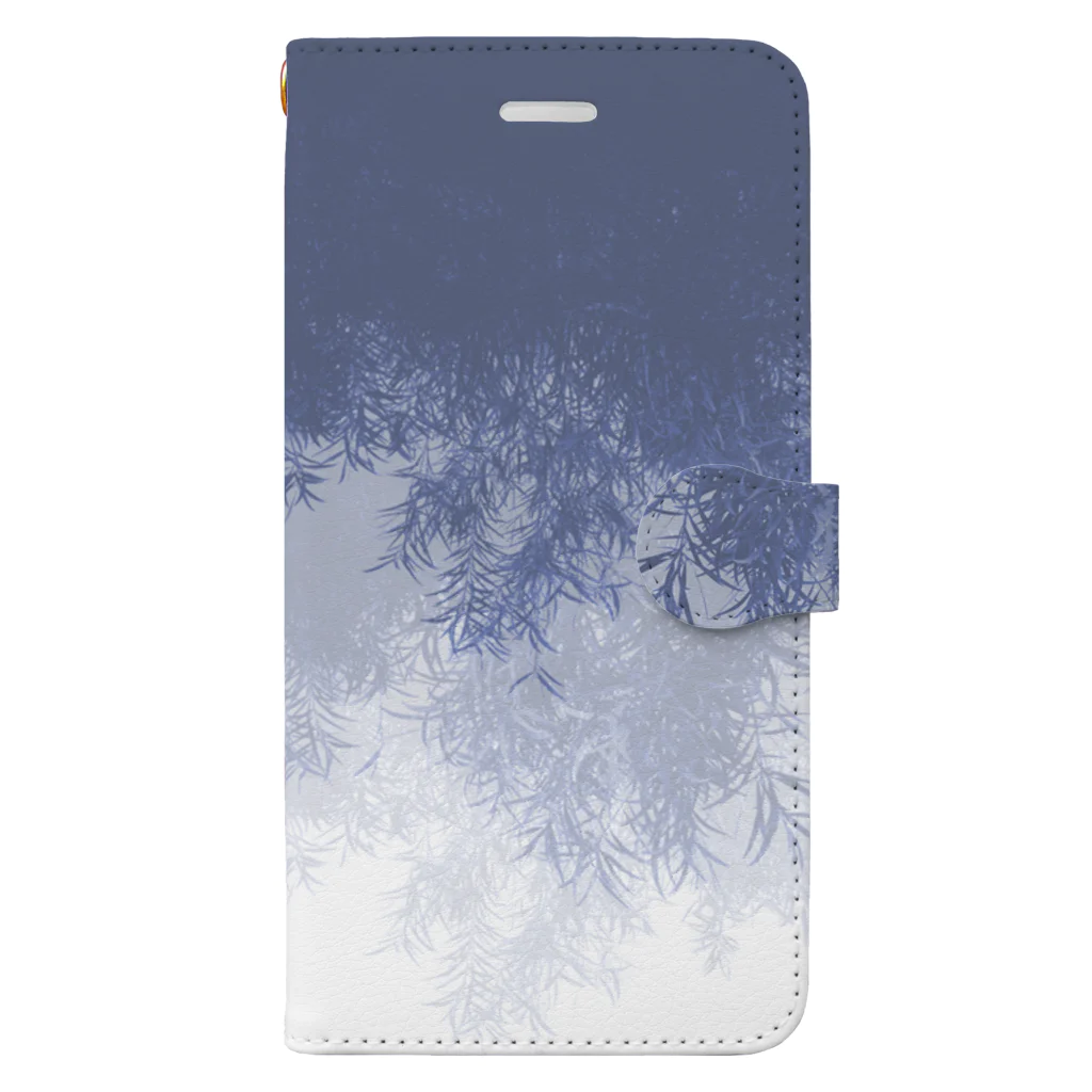 dizzyのWillow (Blue gray) Book-Style Smartphone Case