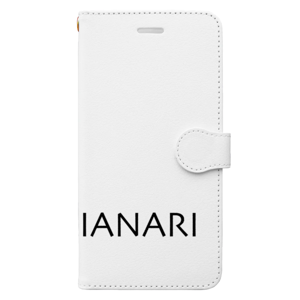 fdy.incのINAMORIANARI_BLACK Book-Style Smartphone Case