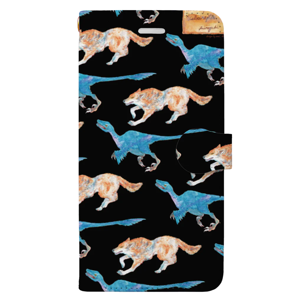 made blueのWolf and Velociraptor Book-Style Smartphone Case