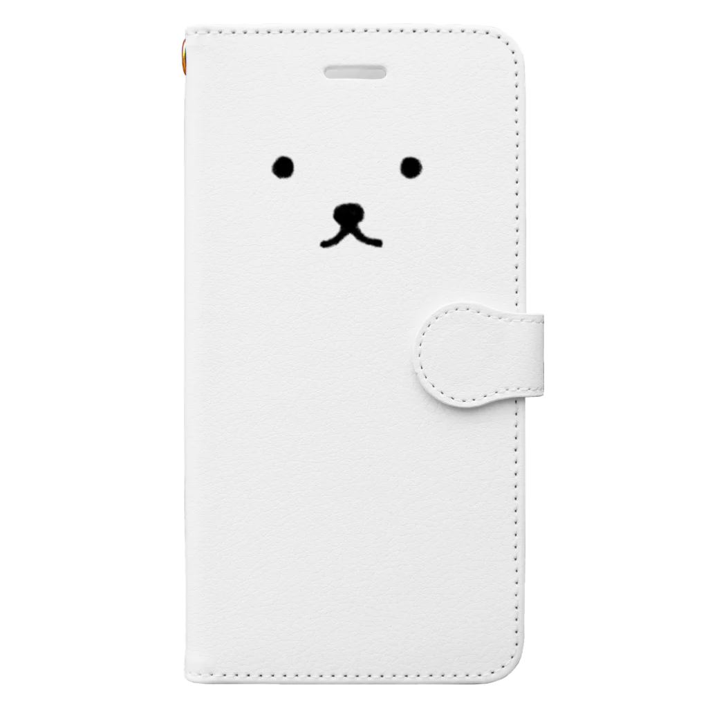 sugar-yuのうさぎさんの顔 Book-Style Smartphone Case