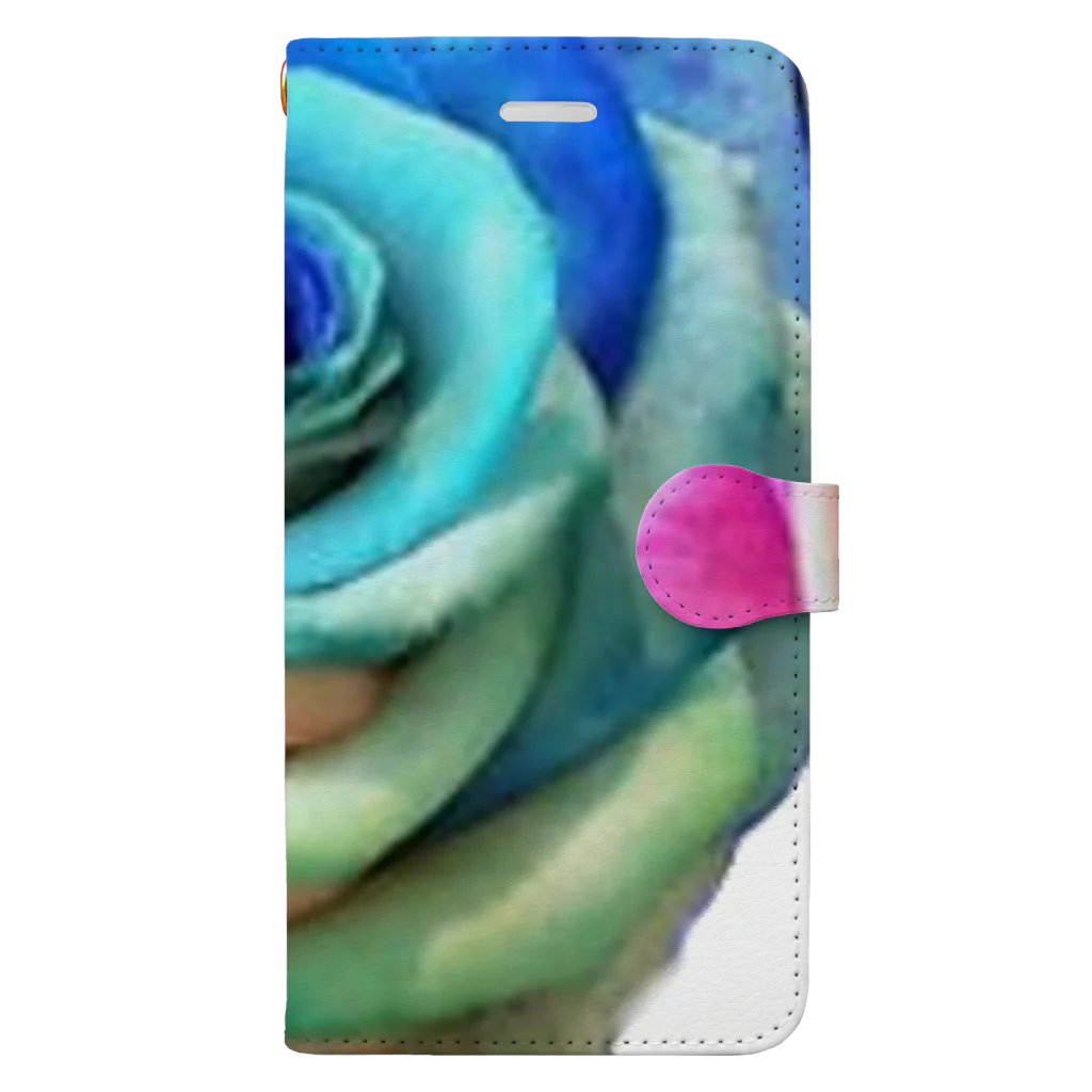 seide.blume～Ｄ＊Ｒ～のレインボーローズ Book-Style Smartphone Case