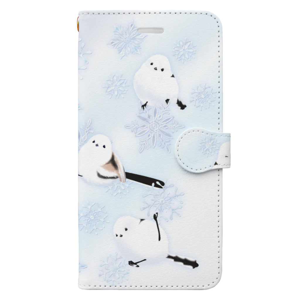 楓工房 ＊suzuri店＊の雪の妖精 Book-Style Smartphone Case