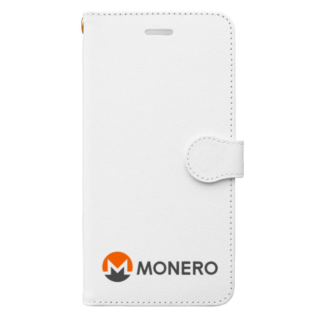 OWLCOIN ショップのMonero モネロ 手帳型スマホケース