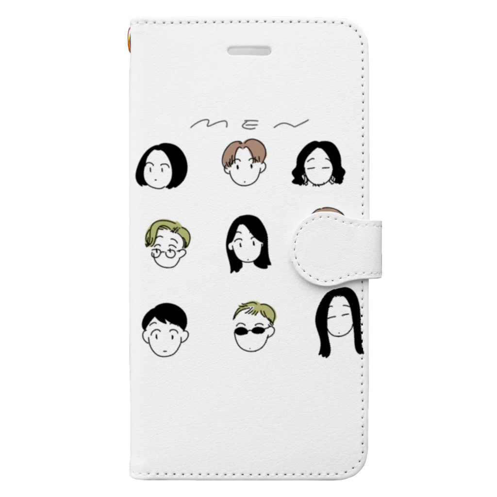 oyumiのME~N Book-Style Smartphone Case