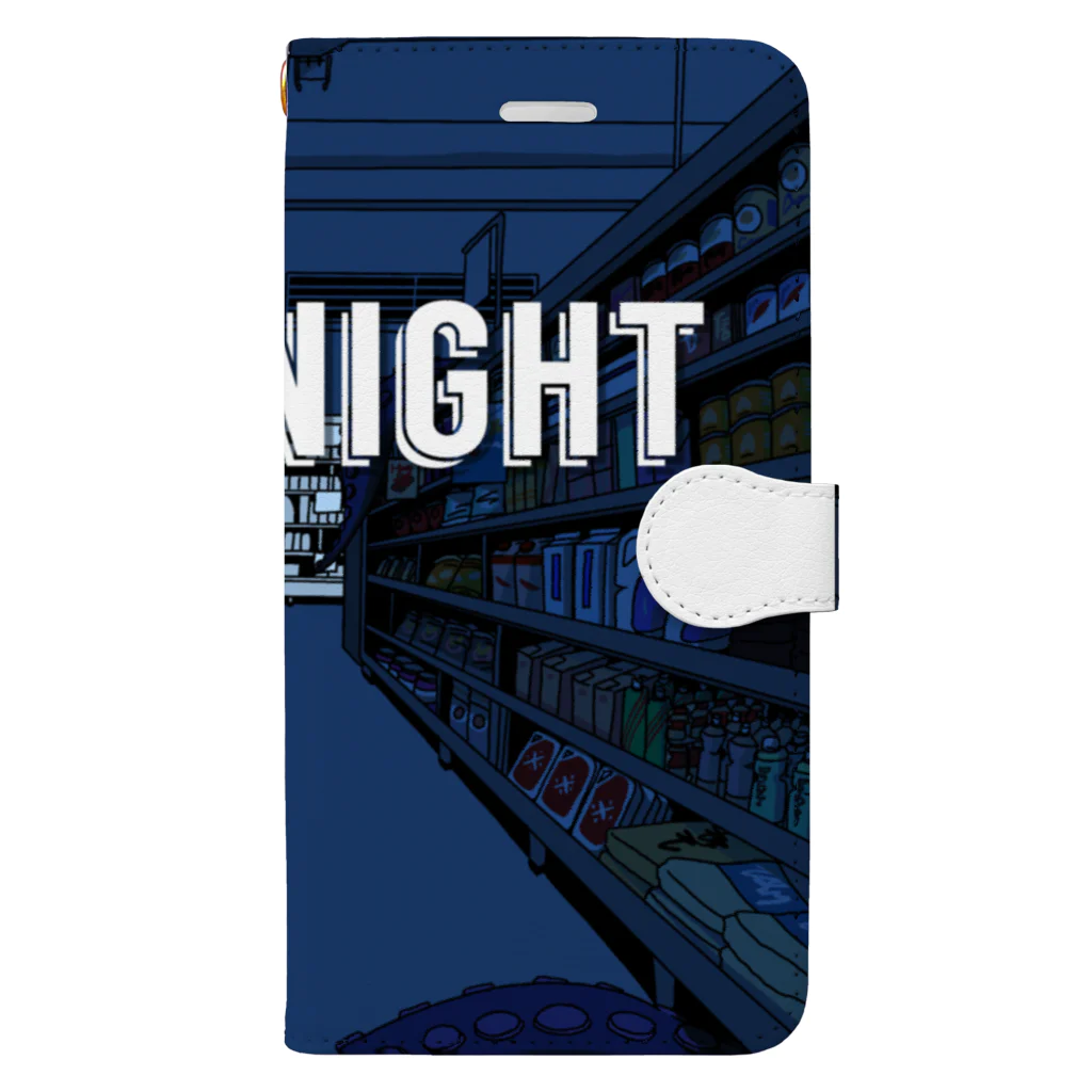 leaf【MOON】のlast night monster Book-Style Smartphone Case