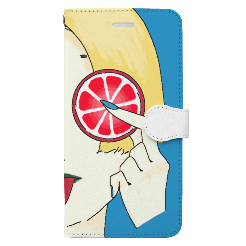 ハル のシティくん Book-Style Smartphone Case