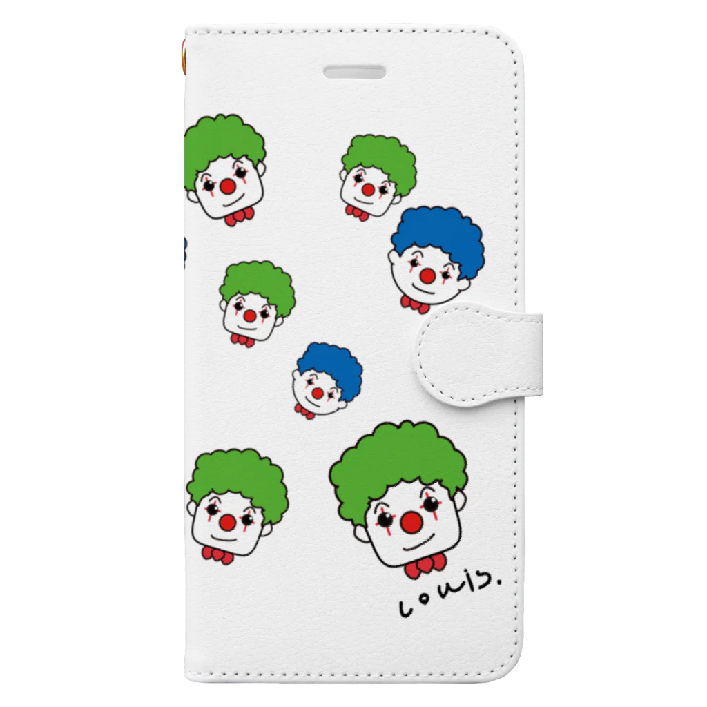 Louis.のLouis_ピエロ2 Book-Style Smartphone Case