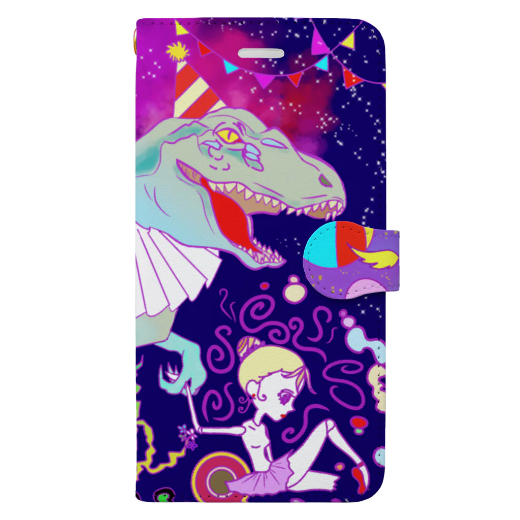 rain×tearのcircusざうるす Book-Style Smartphone Case