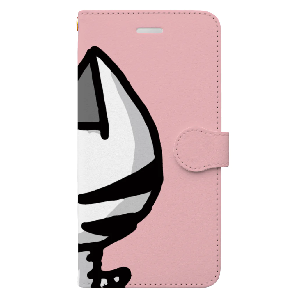 ボンボヤージュショップのよりぬきちびギャラリー お座りボンpink Book-Style Smartphone Case