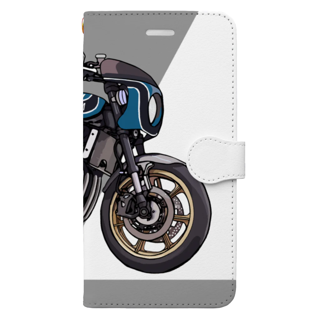 Yoctosec.DesignのDoremi 900RS Blue Book-Style Smartphone Case