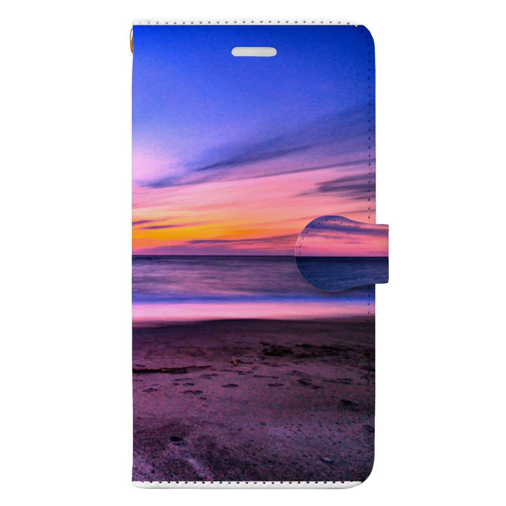 YukapasaのKAMAYA BEACH Book-Style Smartphone Case