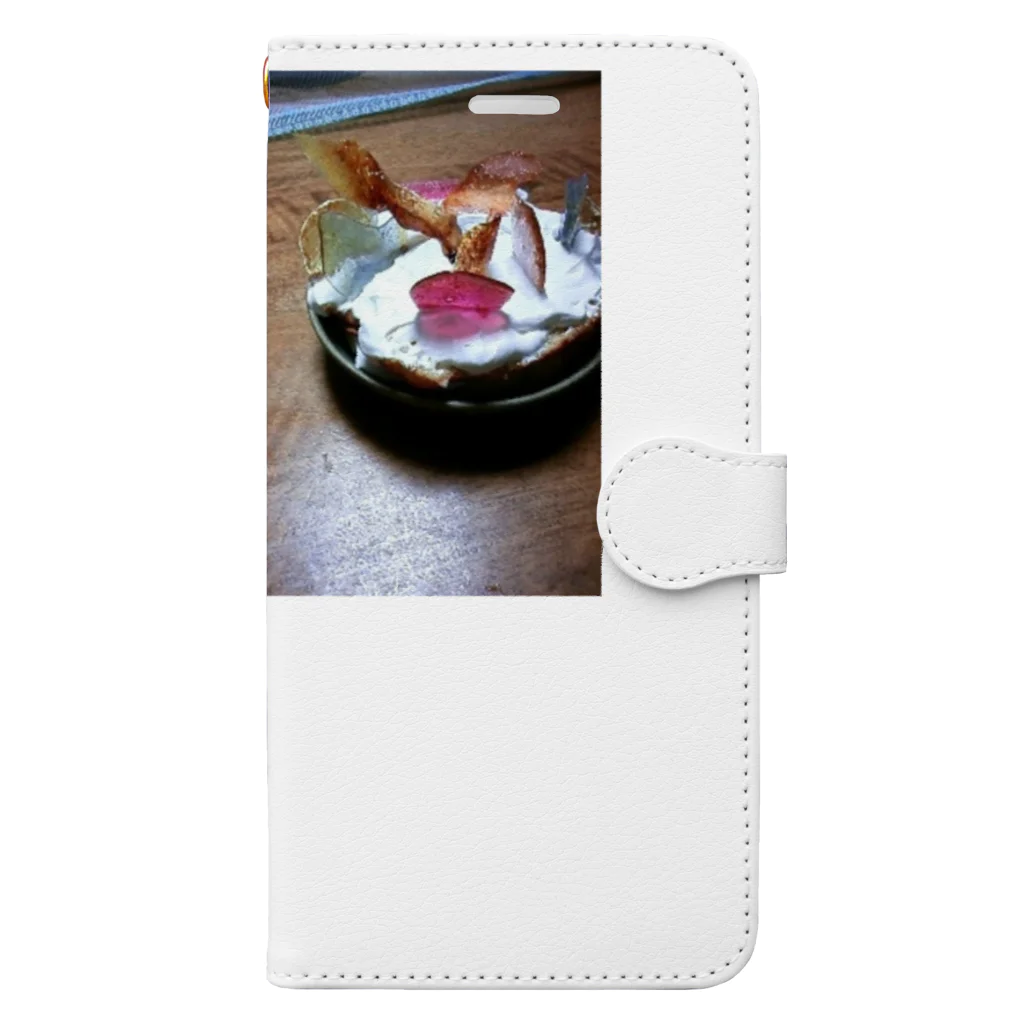 mikawakeikoのあめちゃんケーキ Book-Style Smartphone Case