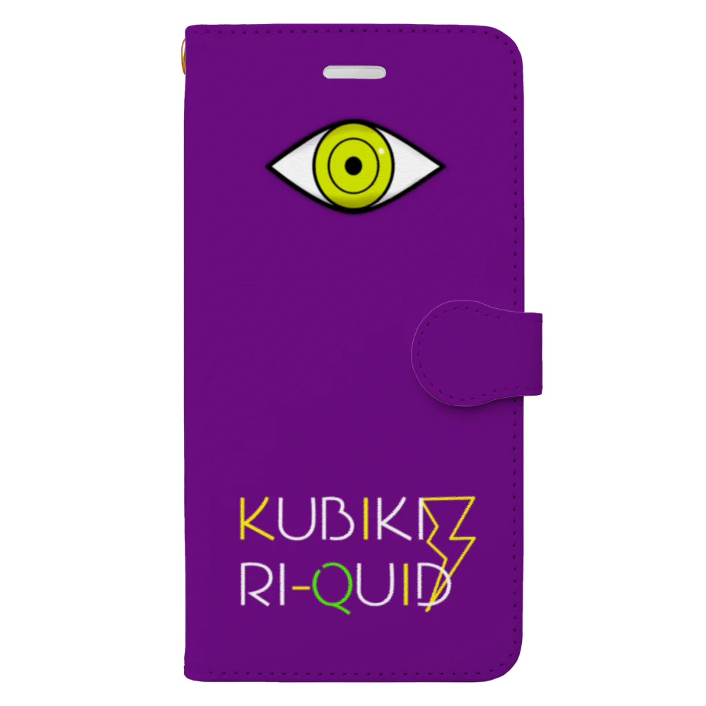 KUBIKIRI-QUID⚡SHOPのクビキリキッドＯＧ　九サン使用モデル Book-Style Smartphone Case