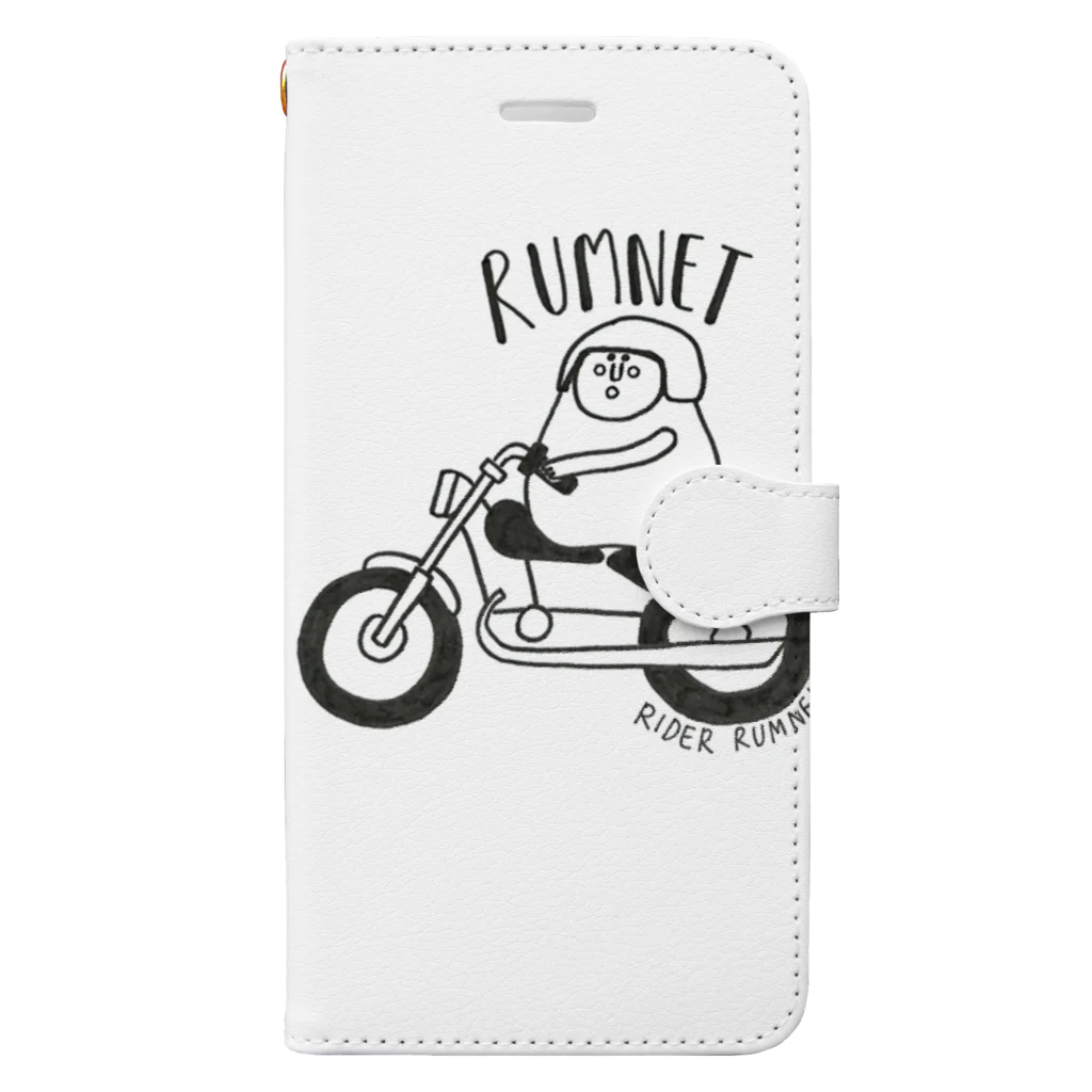 RUMNETのライダーラムネルさん Book-Style Smartphone Case