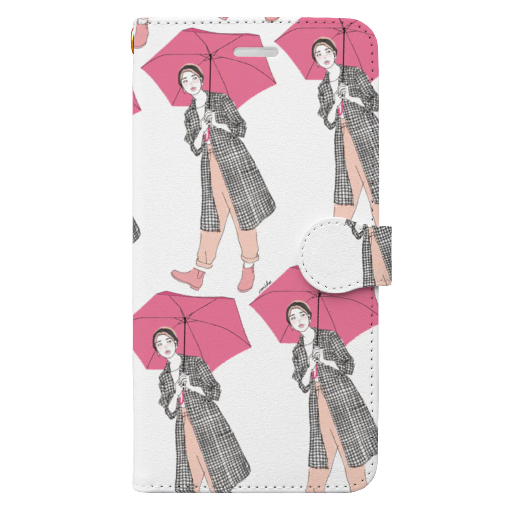 miho-oのlove♥fashion Book-Style Smartphone Case