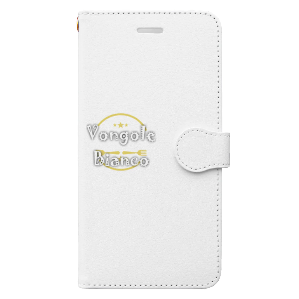 鐘真庵 SUZURI店のVongole Bianco Book-Style Smartphone Case