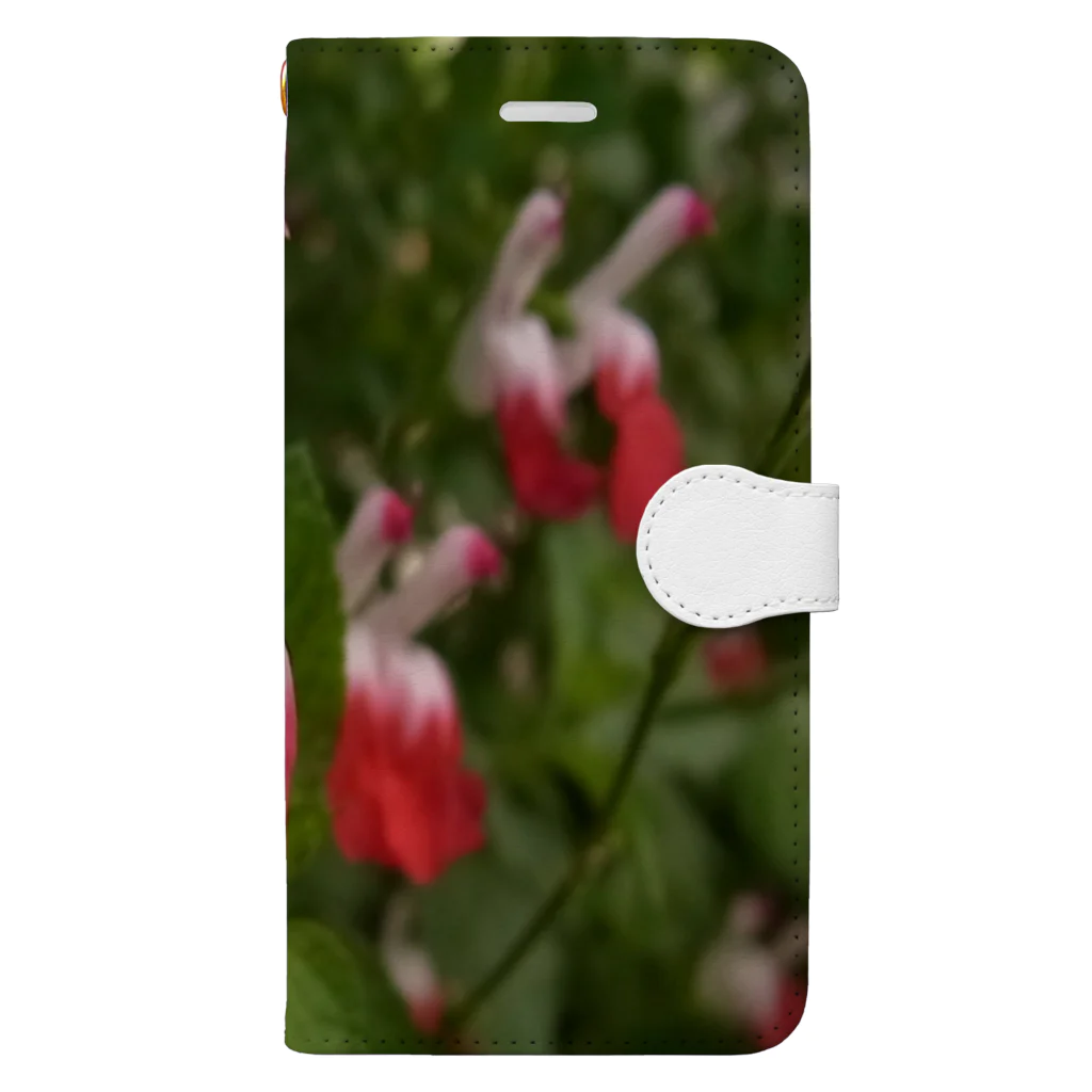 アズペイントの花風景 Book-Style Smartphone Case