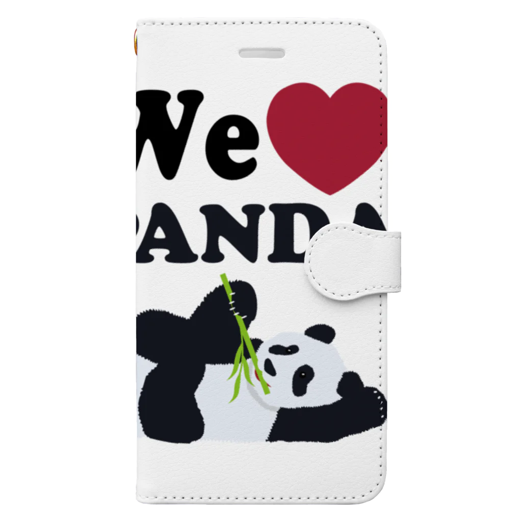 キッズモード某のwe love パンダ Book-Style Smartphone Case