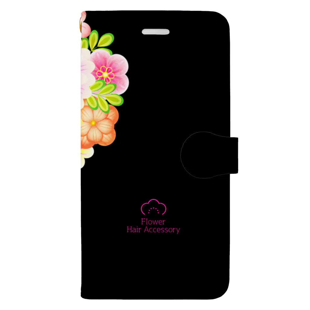 和の色彩 -wa_no_iroiro-の花かんざし01 Book-Style Smartphone Case