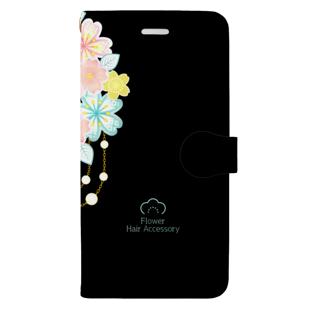 和の色彩 -wa_no_iroiro-の花かんざし02 Book-Style Smartphone Case