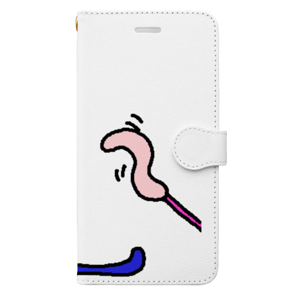 kimonekoのネコジャラシキモネコ Book-Style Smartphone Case