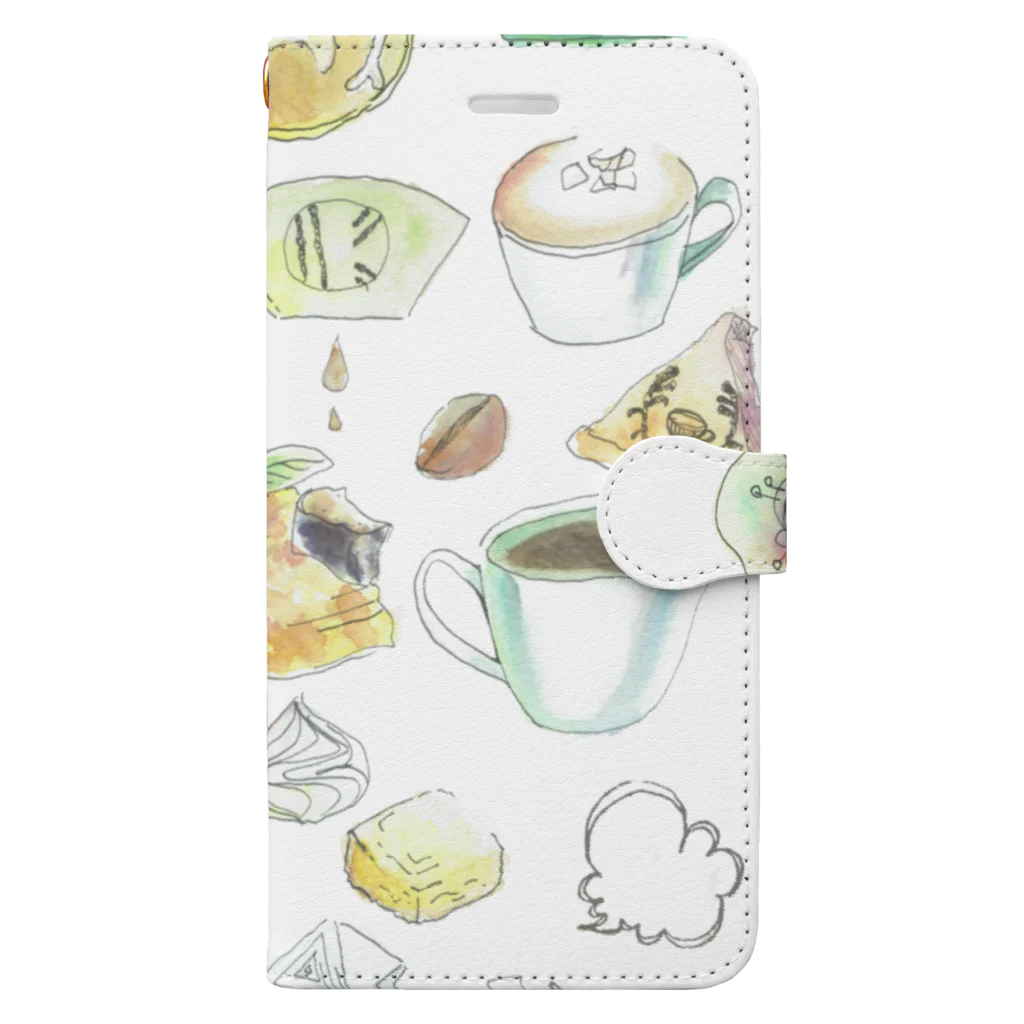 CAFEKiitosのCAFE Kiitos feat.Mika Itoh Book-Style Smartphone Case