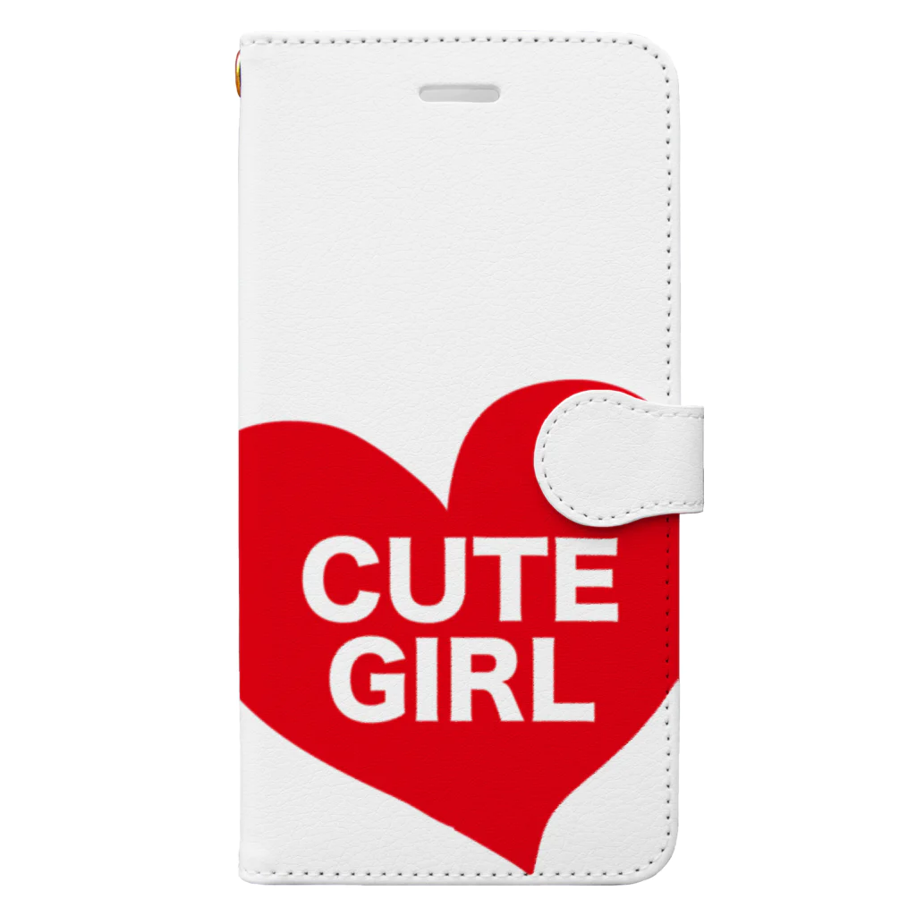 amuYouのCUTEなGIRL Book-Style Smartphone Case