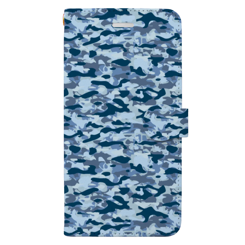 猫と釣り人のCAMOUFLAGE_FB_1 Book-Style Smartphone Case