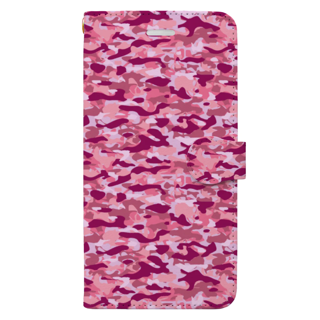 猫と釣り人のCAMOUFLAGE_FB_3 Book-Style Smartphone Case