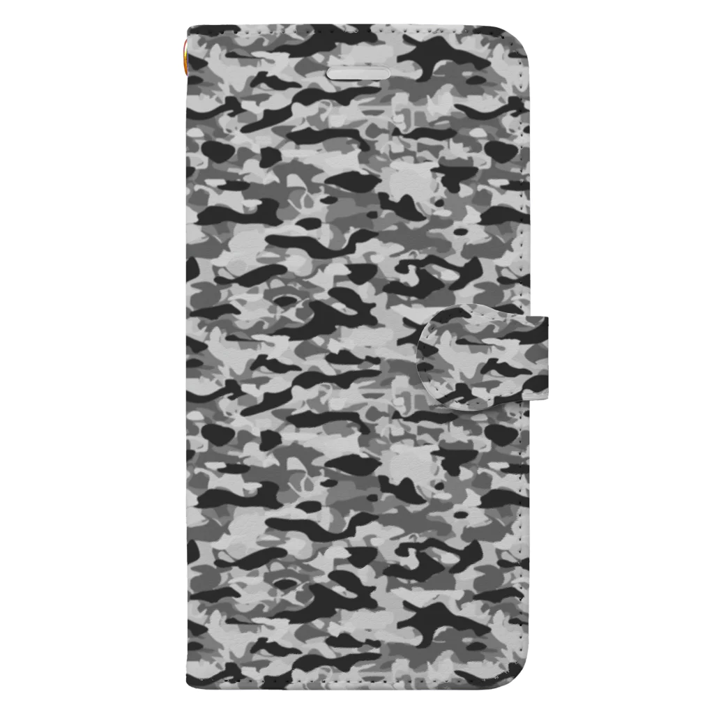 猫と釣り人のCAMOUFLAGE_FB_4 Book-Style Smartphone Case