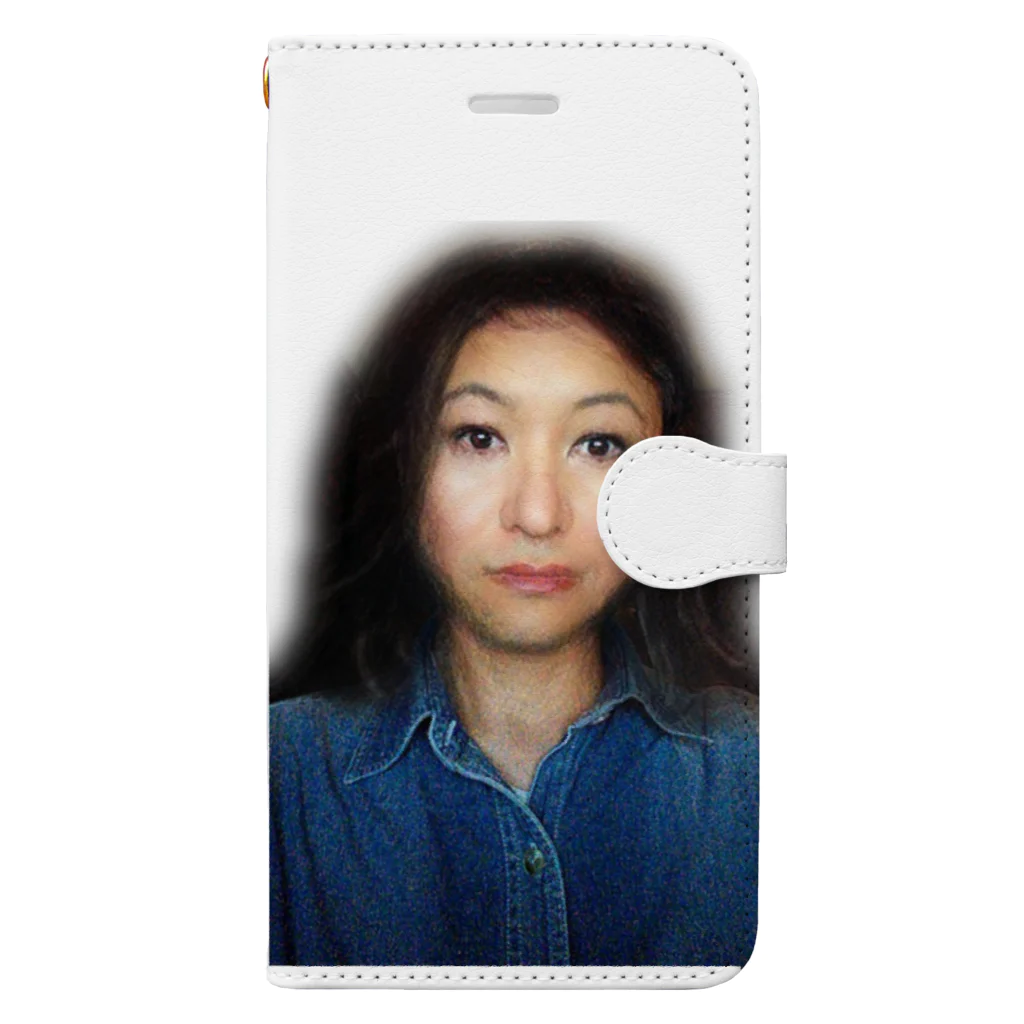 ミラくまの謎の美女 Book-Style Smartphone Case