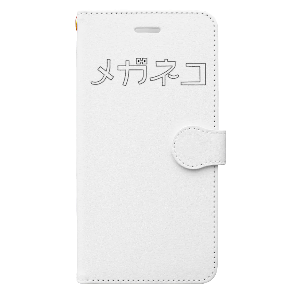 メガネコのメガネコ Book-Style Smartphone Case