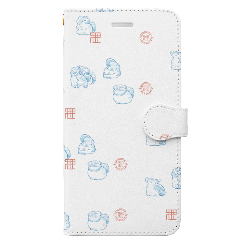 柾のSHINJU-FIVE:JapaneseAnimals Book-Style Smartphone Case