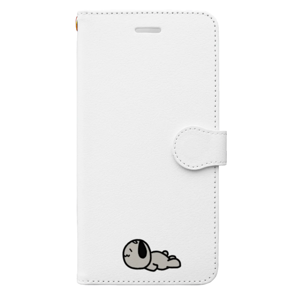 はげ犬くんのはげ犬くんぐでぐで Book-Style Smartphone Case