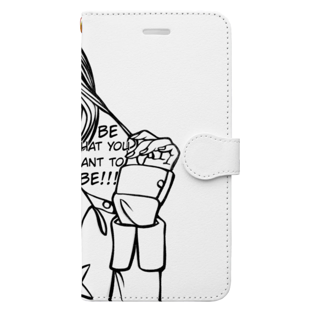 MiKkeのBe waht you want to be. Book-Style Smartphone Case