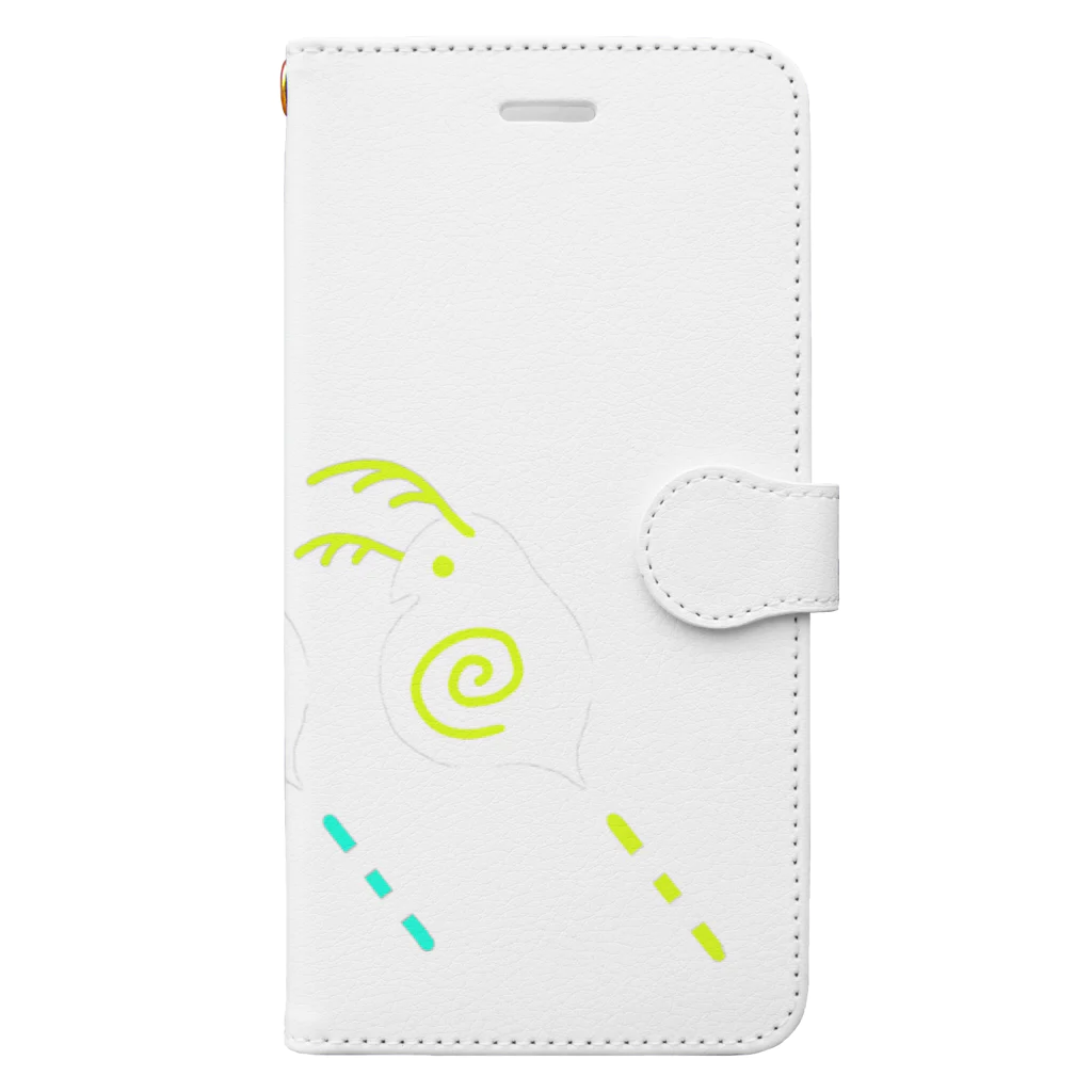 にどみのフリマのみじんこ3コンボ Book-Style Smartphone Case