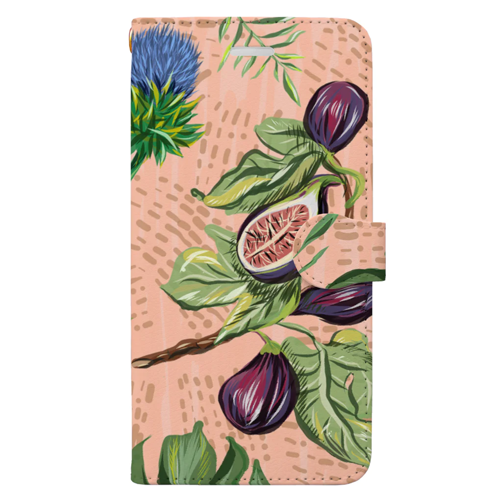 Tania NobukovskiのBOTANICAL PINK Book-Style Smartphone Case