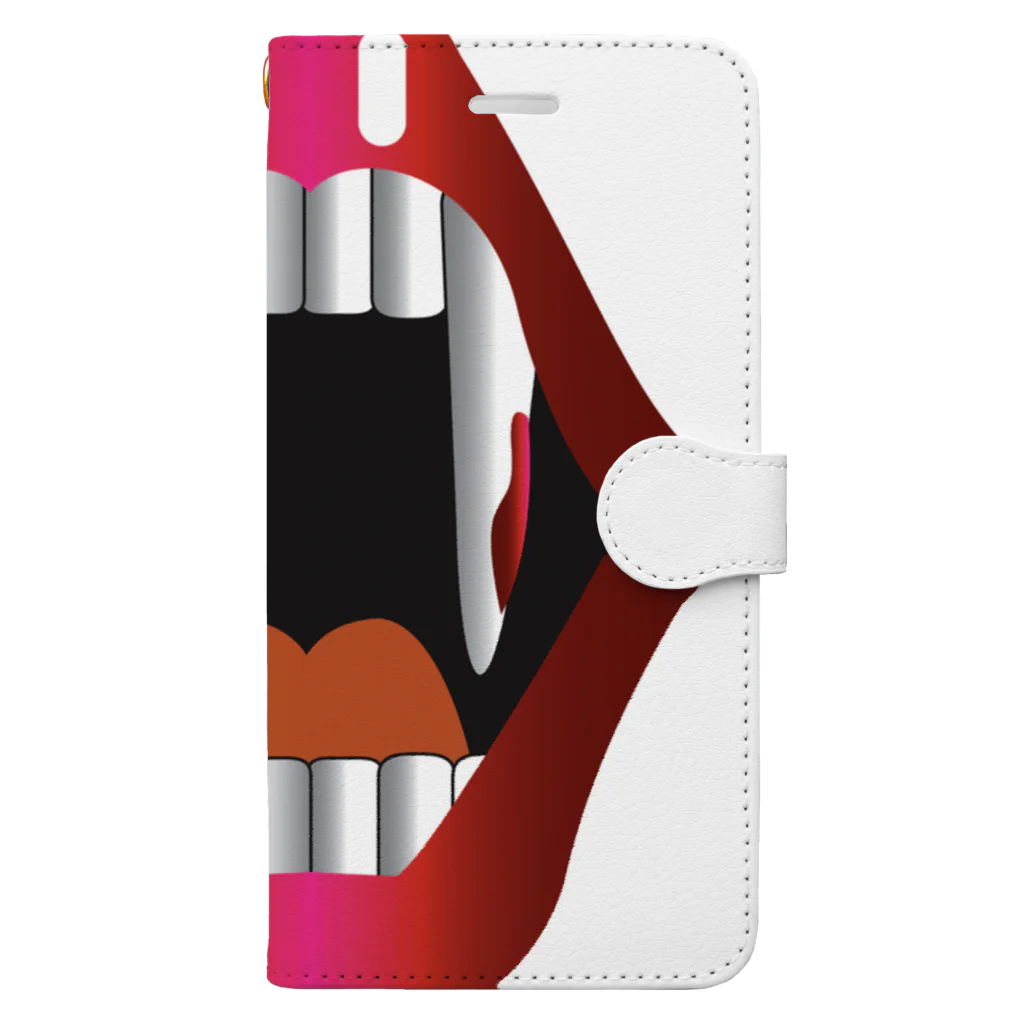 art_charachikiのきゅうけつき Book-Style Smartphone Case