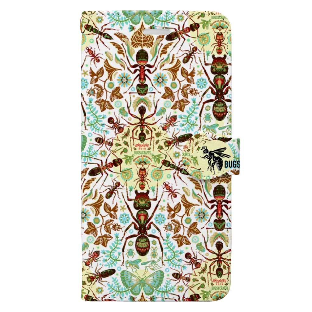 TETETEN SHOPのBUGS & CRAFTS 001 Book-Style Smartphone Case