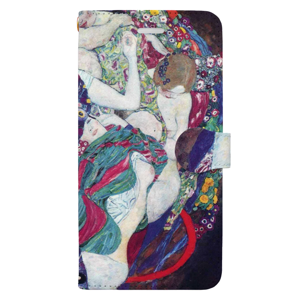 Art Baseのグスタフ・クリムト / 1913 / The Virgin / Gustav Klimt 手帳型スマホケース