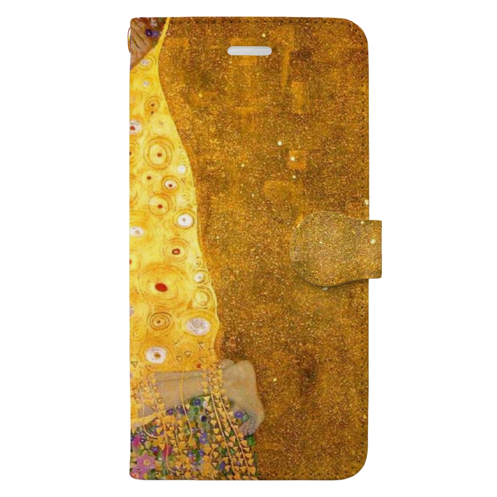 Art Baseのグスタフ・クリムト / 接吻 / 1908 /The Kiss / Gustav Klimt Book-Style Smartphone Case