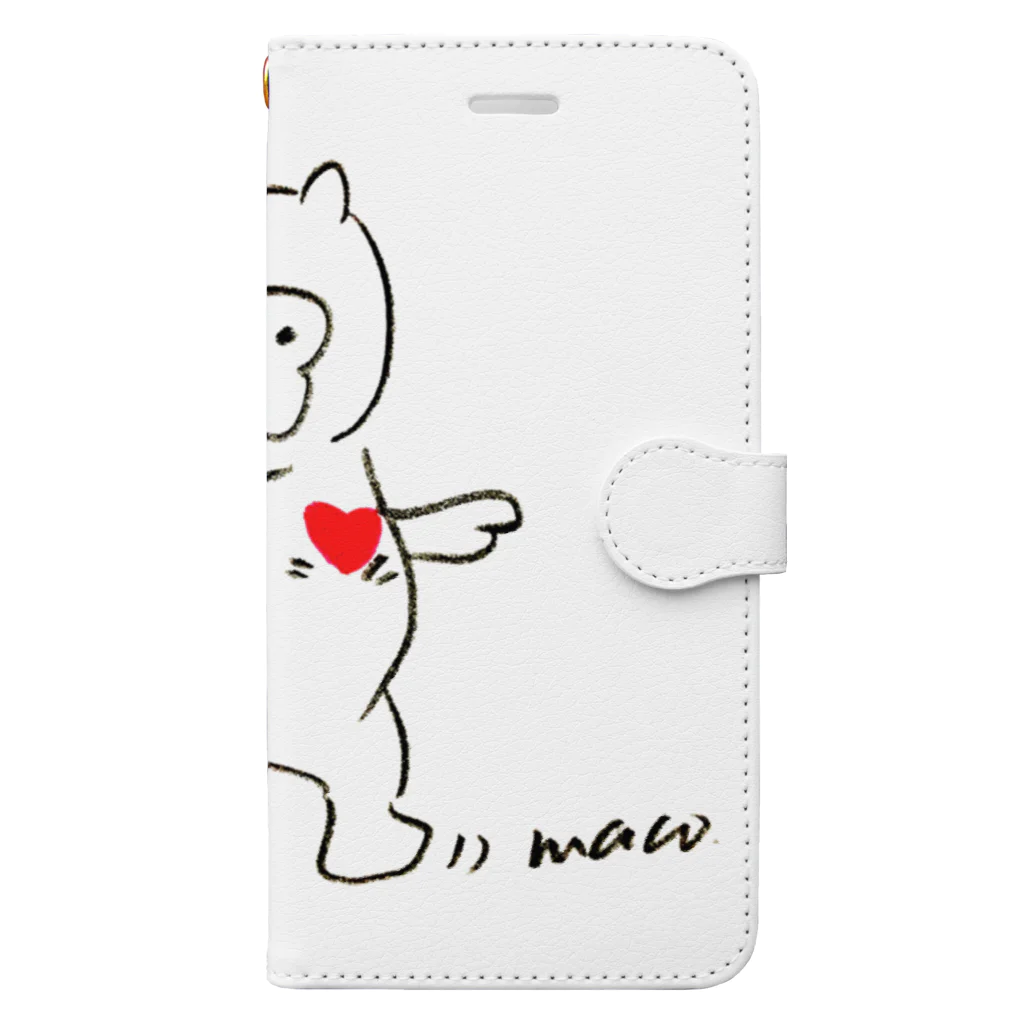 Maco's Gallery Shopのむーんうぉーく〜 Book-Style Smartphone Case