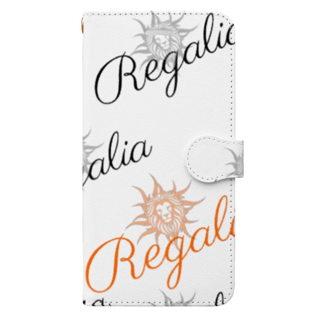 REGALIAのRegalia モノグラム Book-Style Smartphone Case