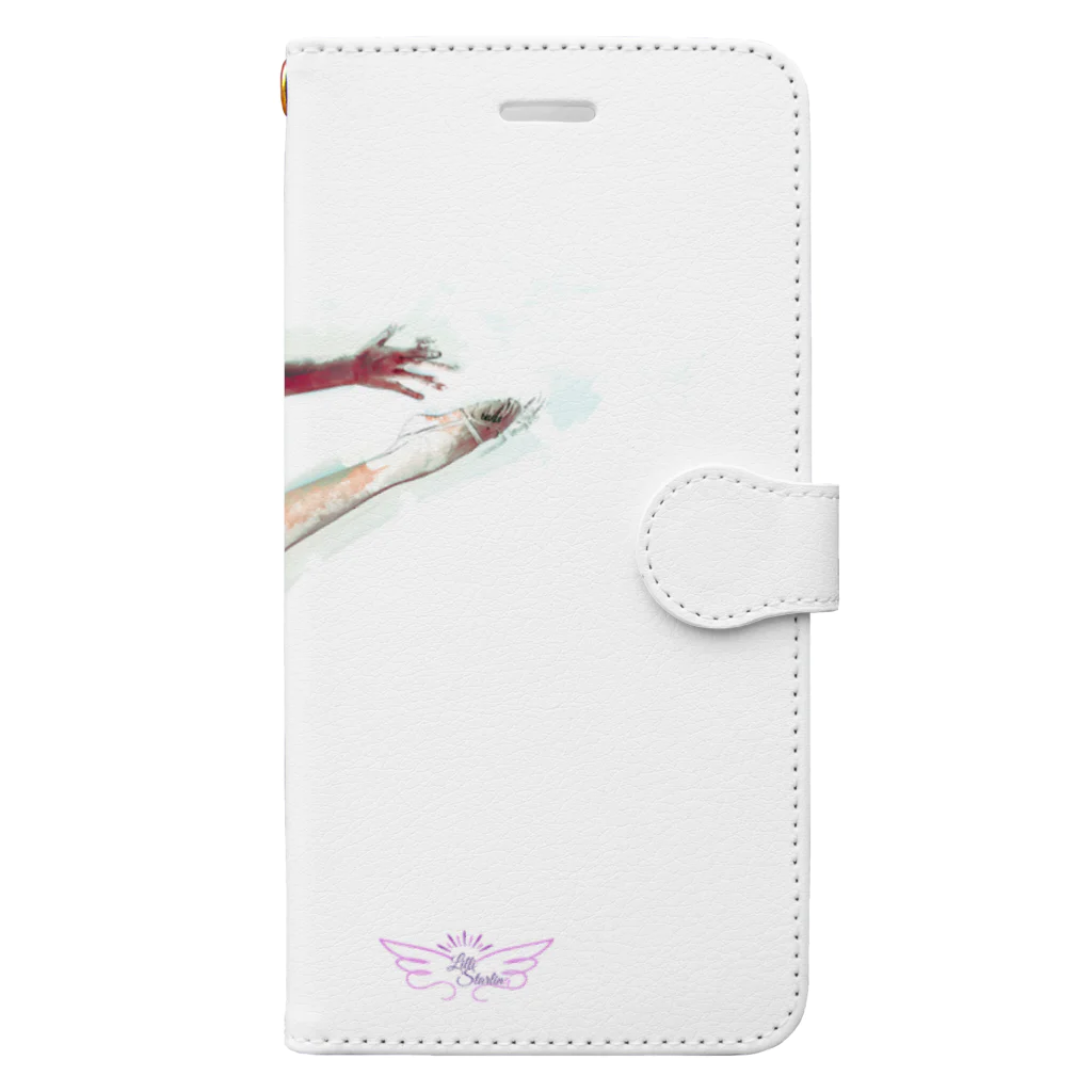 lilli-starling　dépayséeの新体操ガール　ジャンプ　携帯カバー Book-Style Smartphone Case