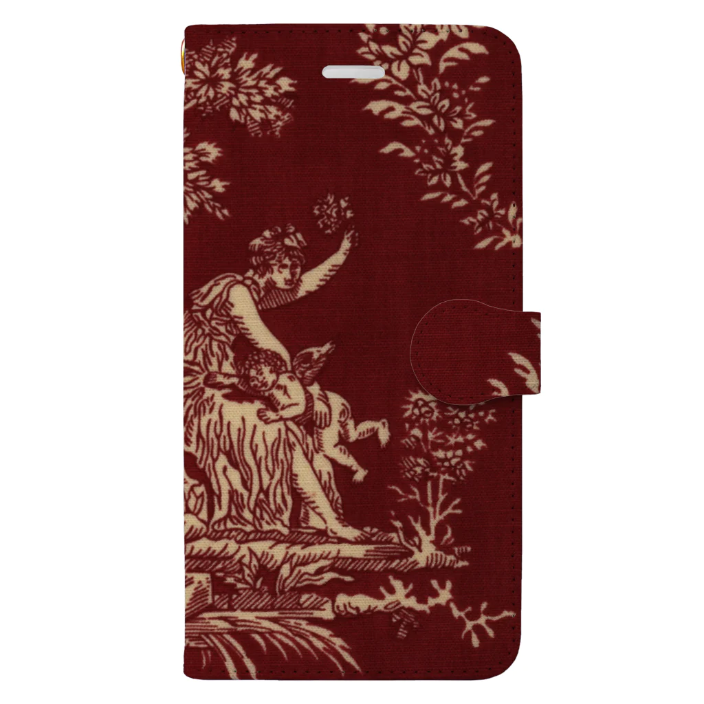 J. Jeffery Print Galleryのトワルドジュイ Toile de Jouy 手帳型スマホケース