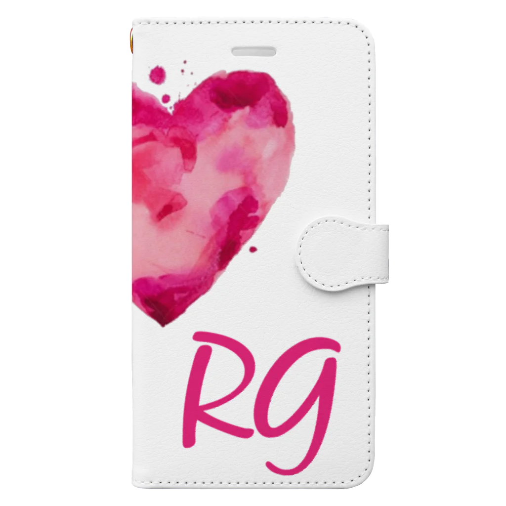 lilli-starling　dépayséeのI♡RG　フープ Book-Style Smartphone Case