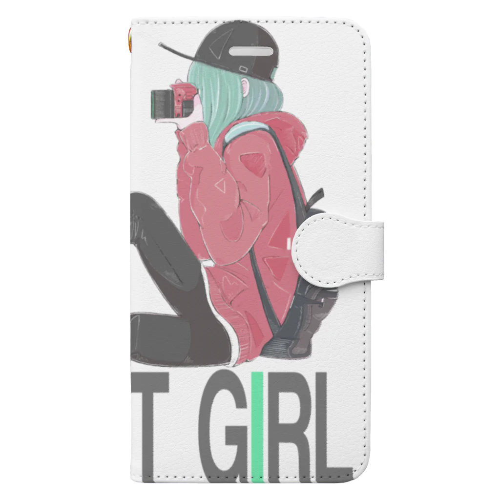 homareのカメラgirl Book-Style Smartphone Case