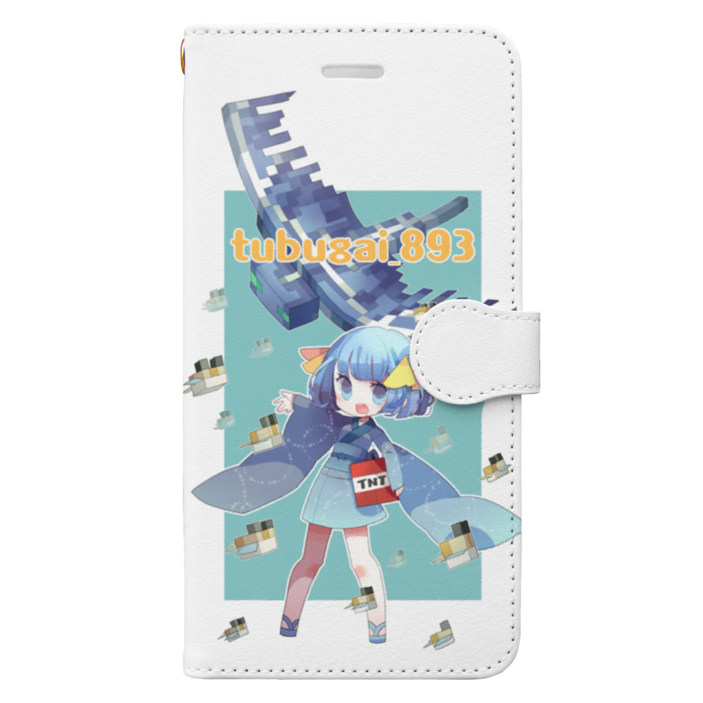 tubugai_dayoのよこえさん作つぶ貝 Book-Style Smartphone Case