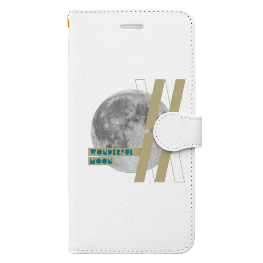 COCOAオフィシャルSHOPのWonderful MoonオリジナルiPhone手帳ケース 手帳型スマホケース
