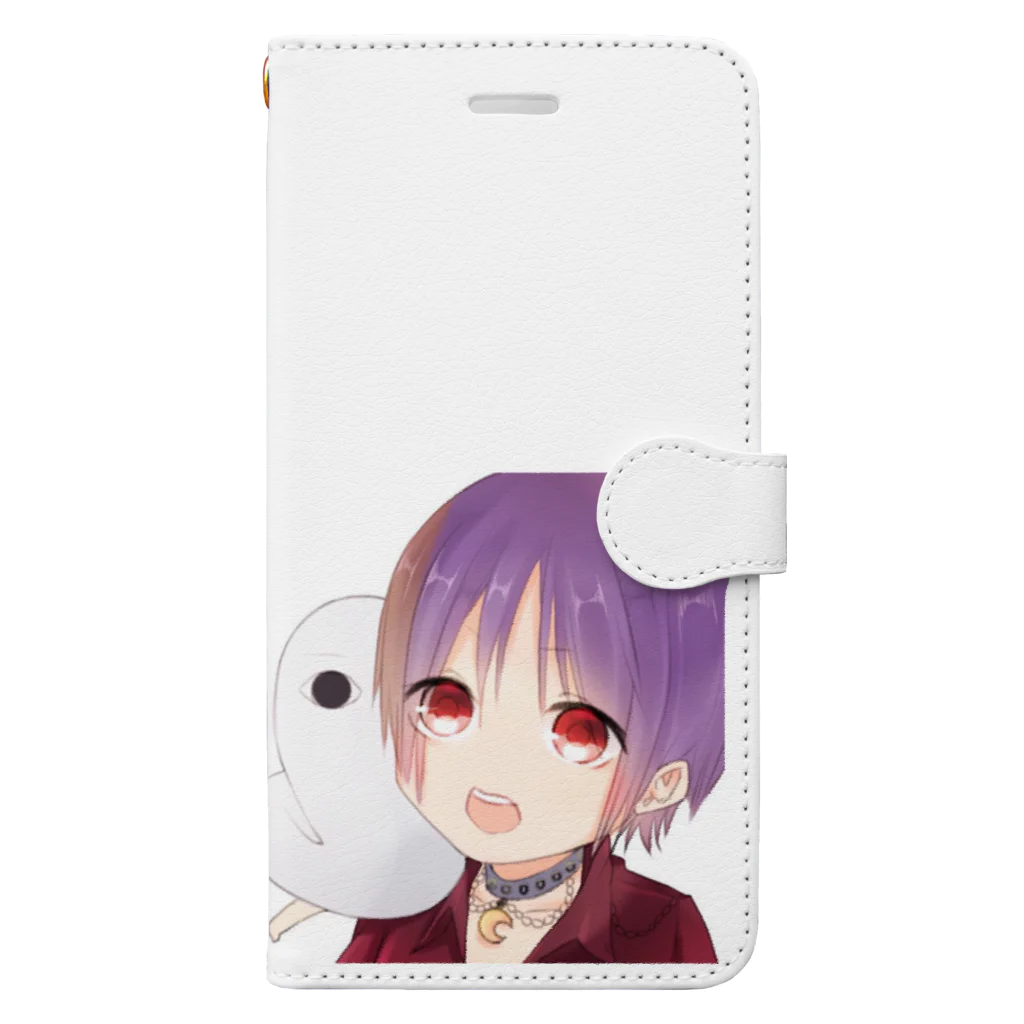 Rumine+XTのるみねとメジェド様 Book-Style Smartphone Case